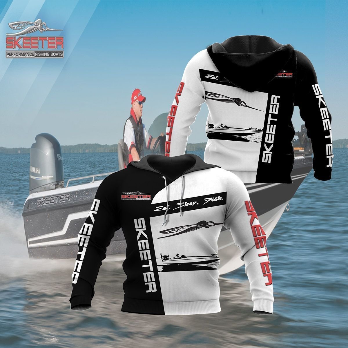 3D All Over Skeeter Boats Shirts Ver 2 – Teepoem Ltd