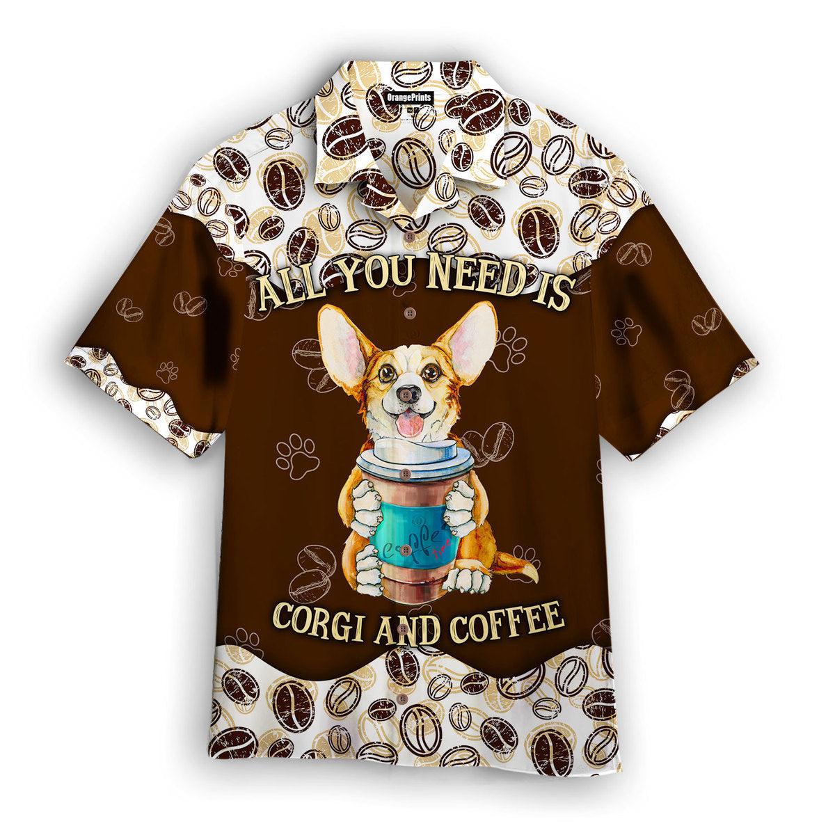 All You Needs Is Dog And Coffee Aloha Hawaii Shirts For Men Women Ha36558