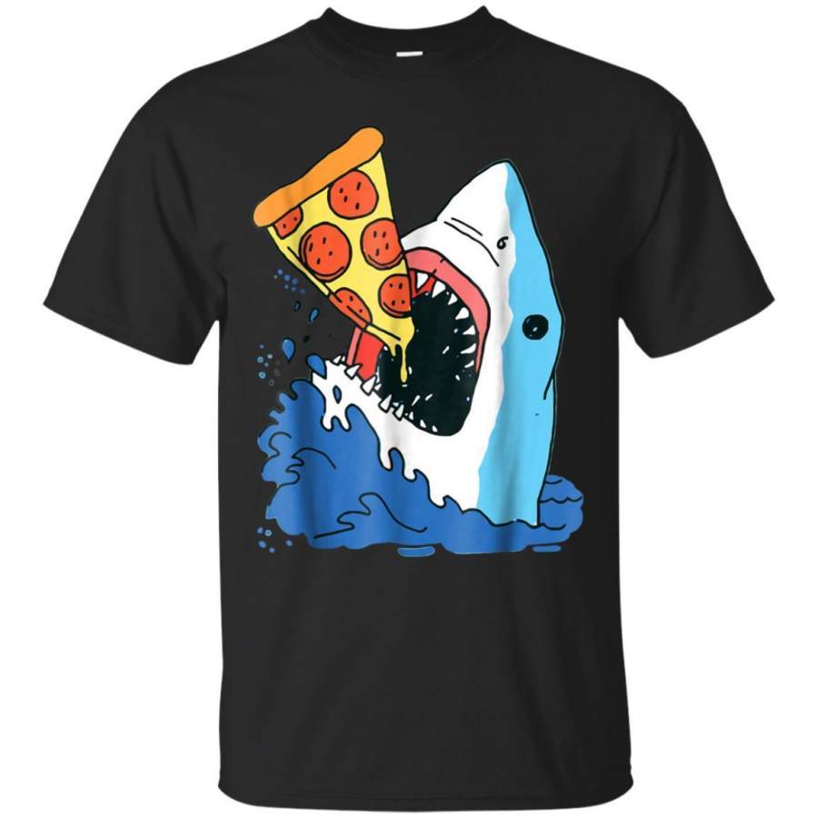 AGR Shark Eating Pizza Shirt Kids Boys Jaq T-shirt