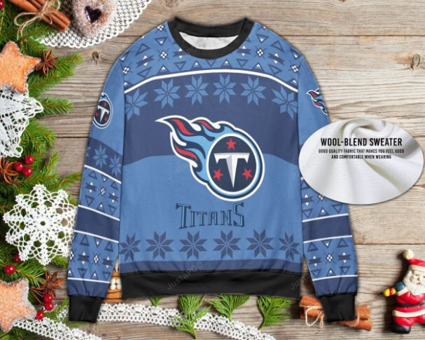 Tennessee Titans Merry Christmas Ugly Sweater