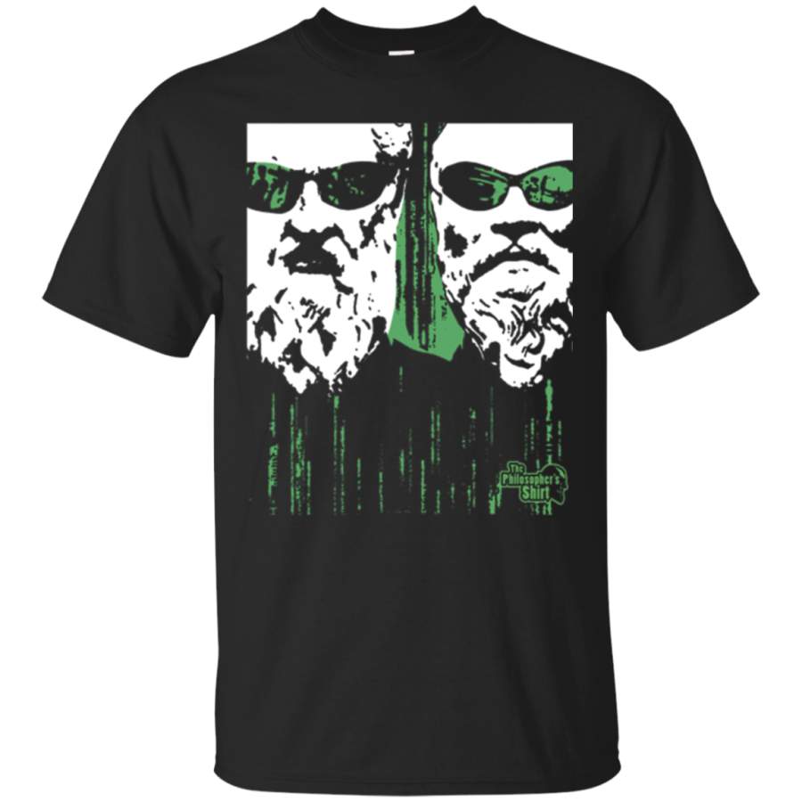 Plato and Socrates Matrix Cave Allegory - Philosopher Shirt