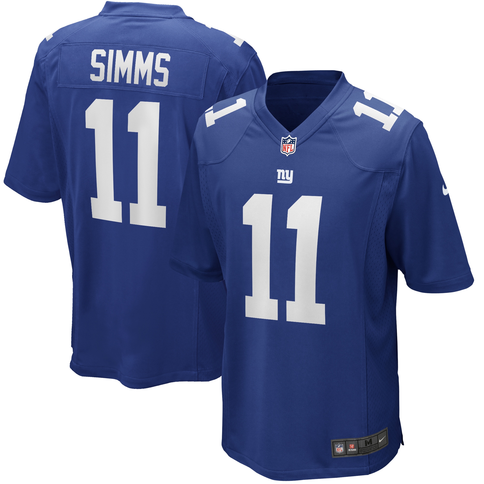 Phil Simms New York Giants Game Retired Player Jersey – Royal