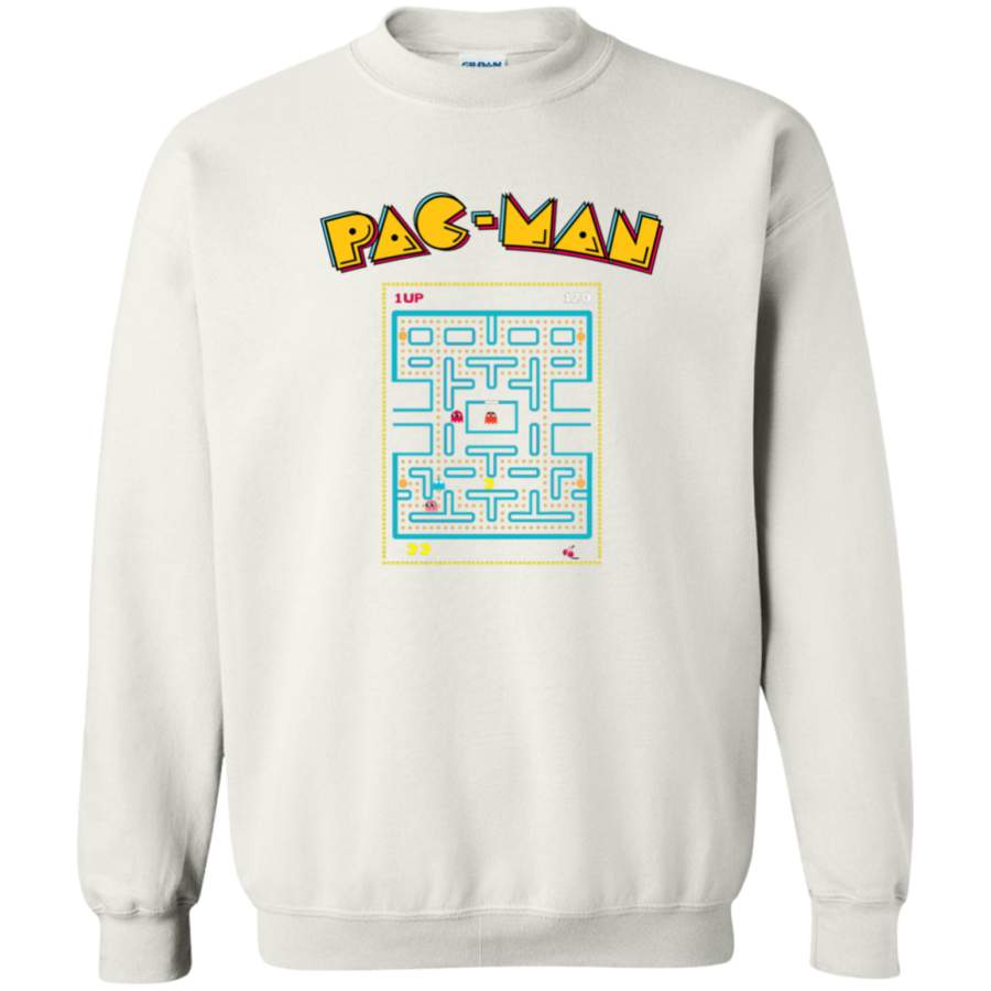 AGR Pac-man Crewneck Pullover Sweatshirt