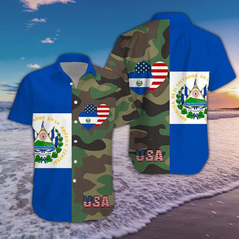 America Camo Hawaii Shirt Unisex Adult Ha12999