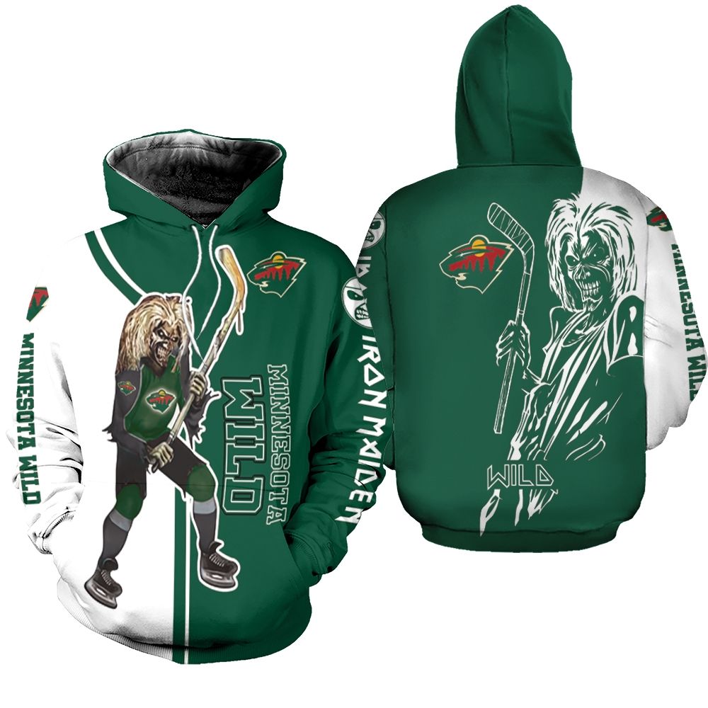 Minnesota Wild And Zombie For Fans Hoodie