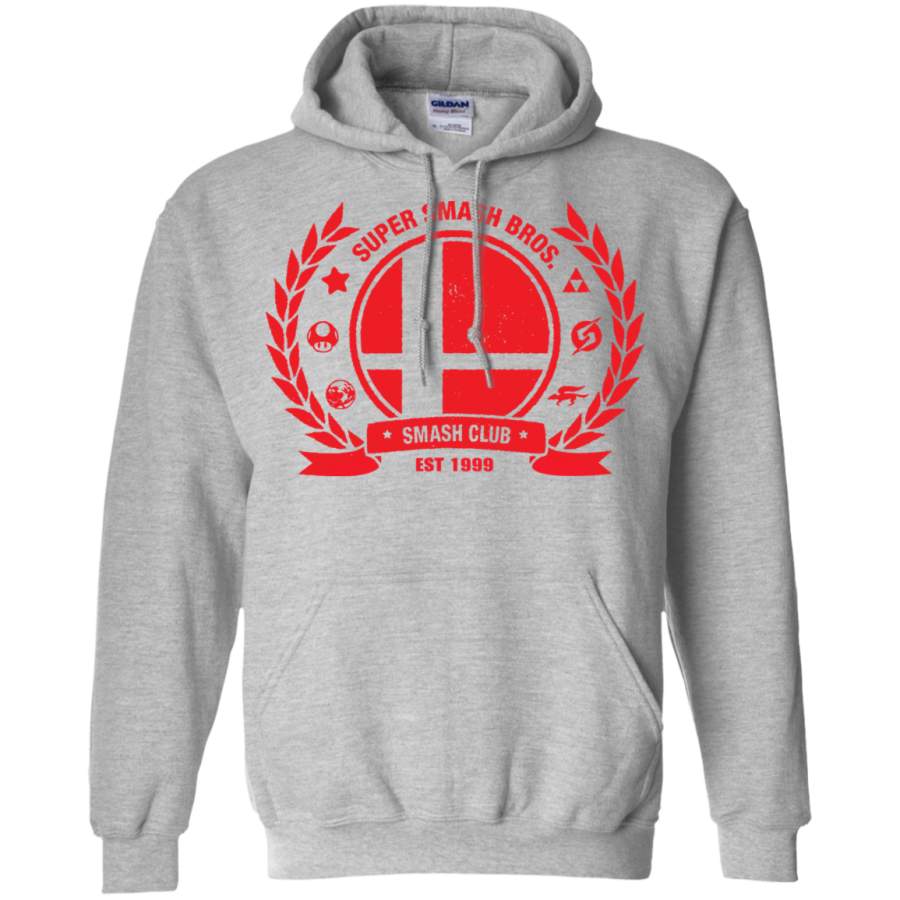 AGR Smash Club (Red) Gildan Pullover Hoodie