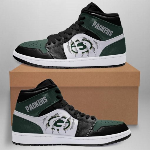 Green Bay Packers Jd Air Shoes Sport 2021 Jordan Sneaker