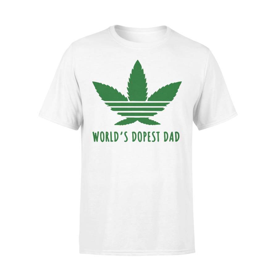 Father’s Day Weed Lover World’s Dopest Dad T-shirt