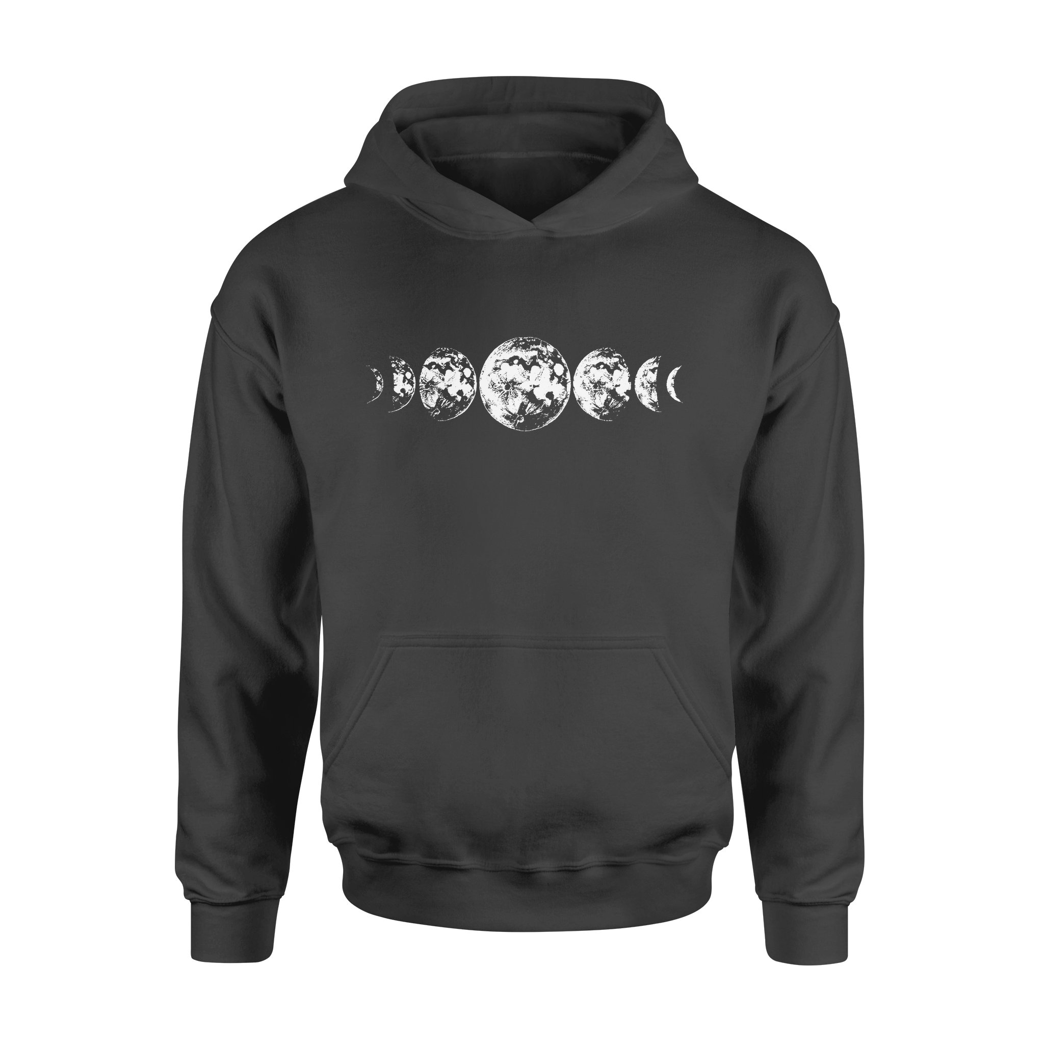 Moon Phase Crescent To Full For Lovers – Premium Hoodie