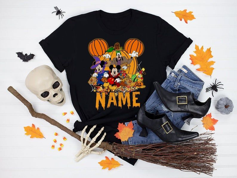 Mouse Pumpkins Halloween Disney Shirt, Not So-Scary Halloween Party, Mickey Minnie Halloween Shirt, Trick Or Treat Shirt, Pumpkins Shirt Disney x Stylishphere