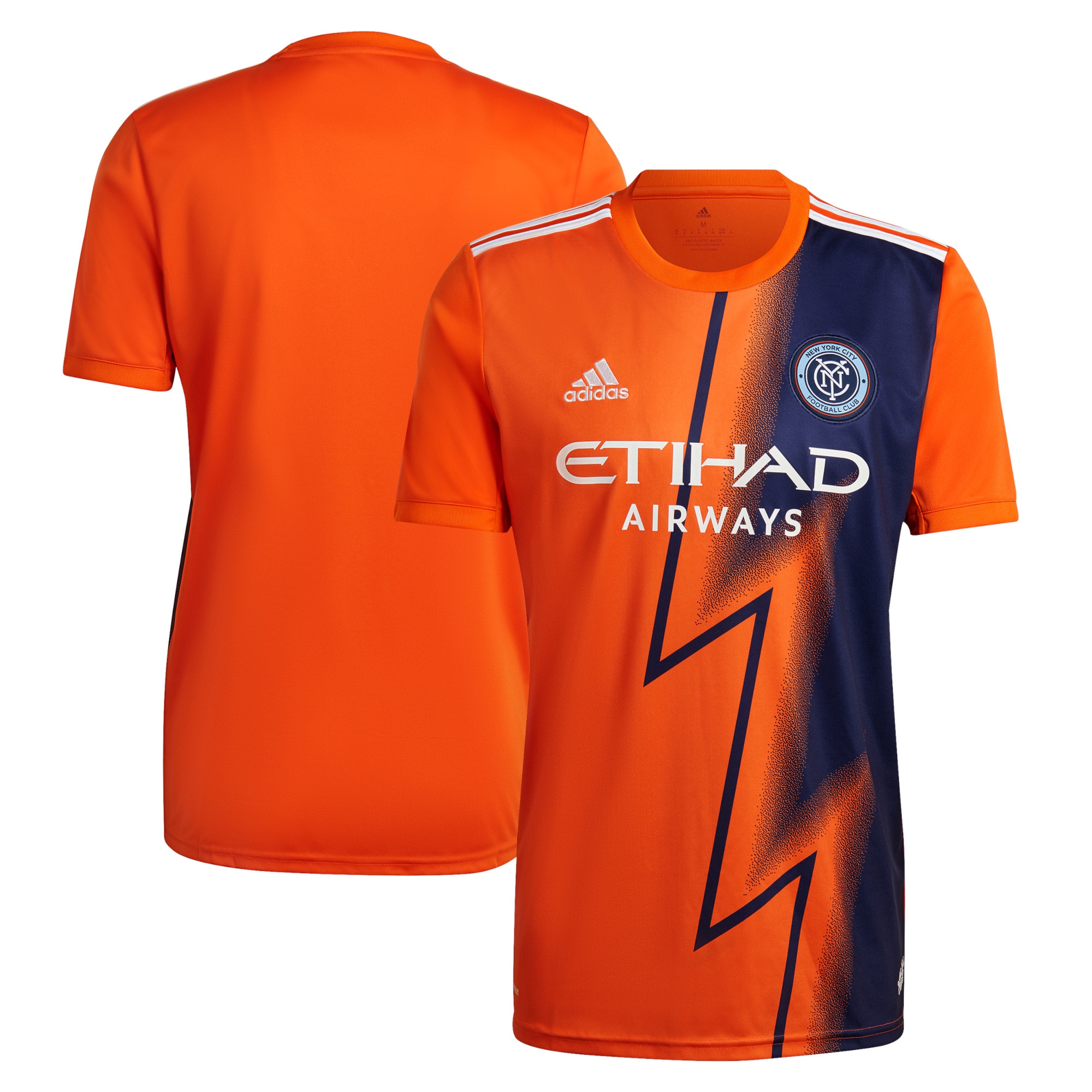 New York City FC 2022 The Volt Kit Replica Blank Jersey – Orange