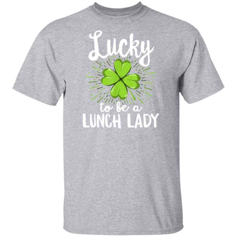 Lucky To Be A Lunch Lady T-Shirt St Patricks Day School Gift Kid’s T-Shirt