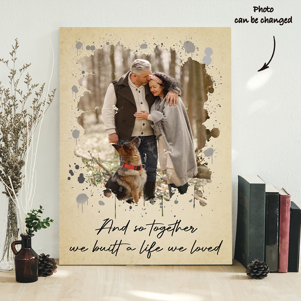 A Life We Loved 6 – Personalized Custom Photo Canvas – Anniversary Gifts