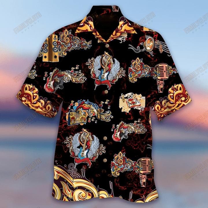 Musical Instrument Hawaii Shirt For Men And Women Ha20150