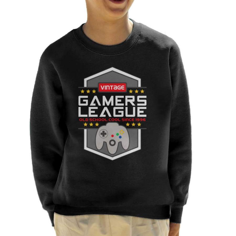 Vintage Gamers League N64 Kid’s Sweatshirt