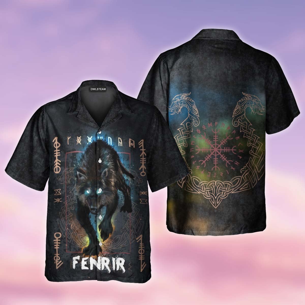 Viking Wolf Fenrir Limited Hawaii Shirt Ha66339