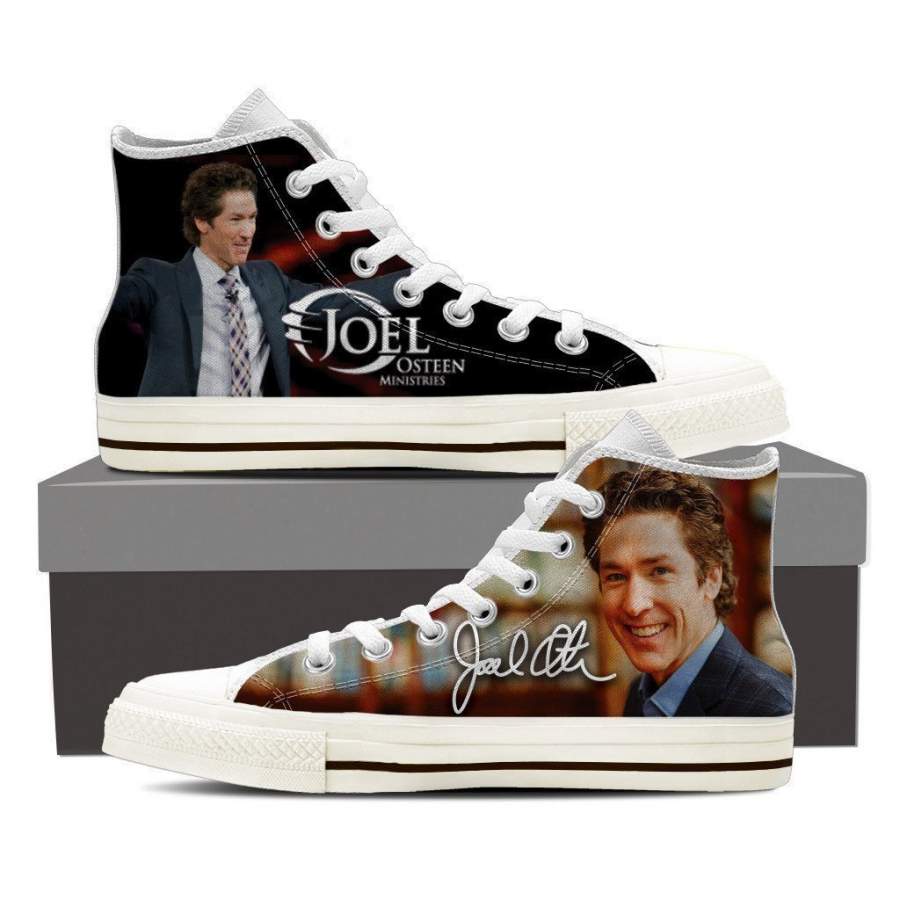 Joel Osteen Mens High Top Sneakers