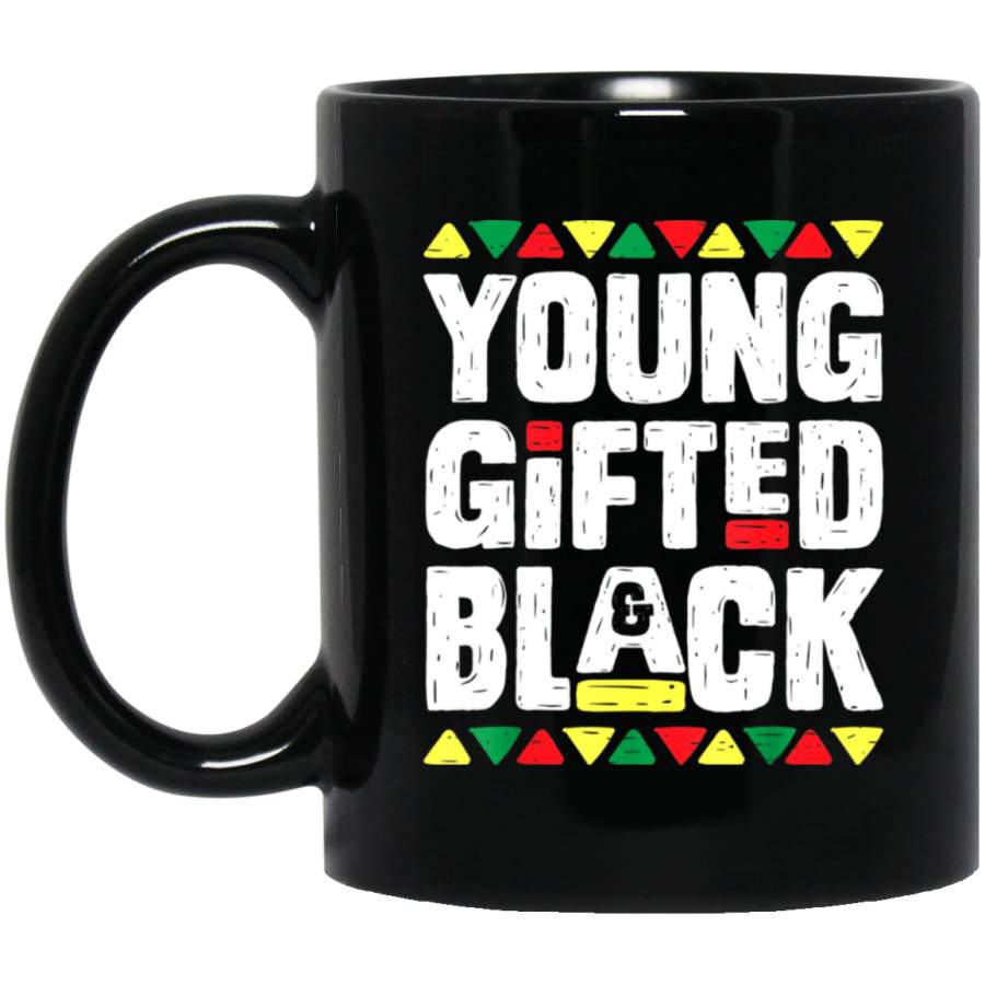 Young Gifted And Black History Month African Dashiki 11 oz Mug