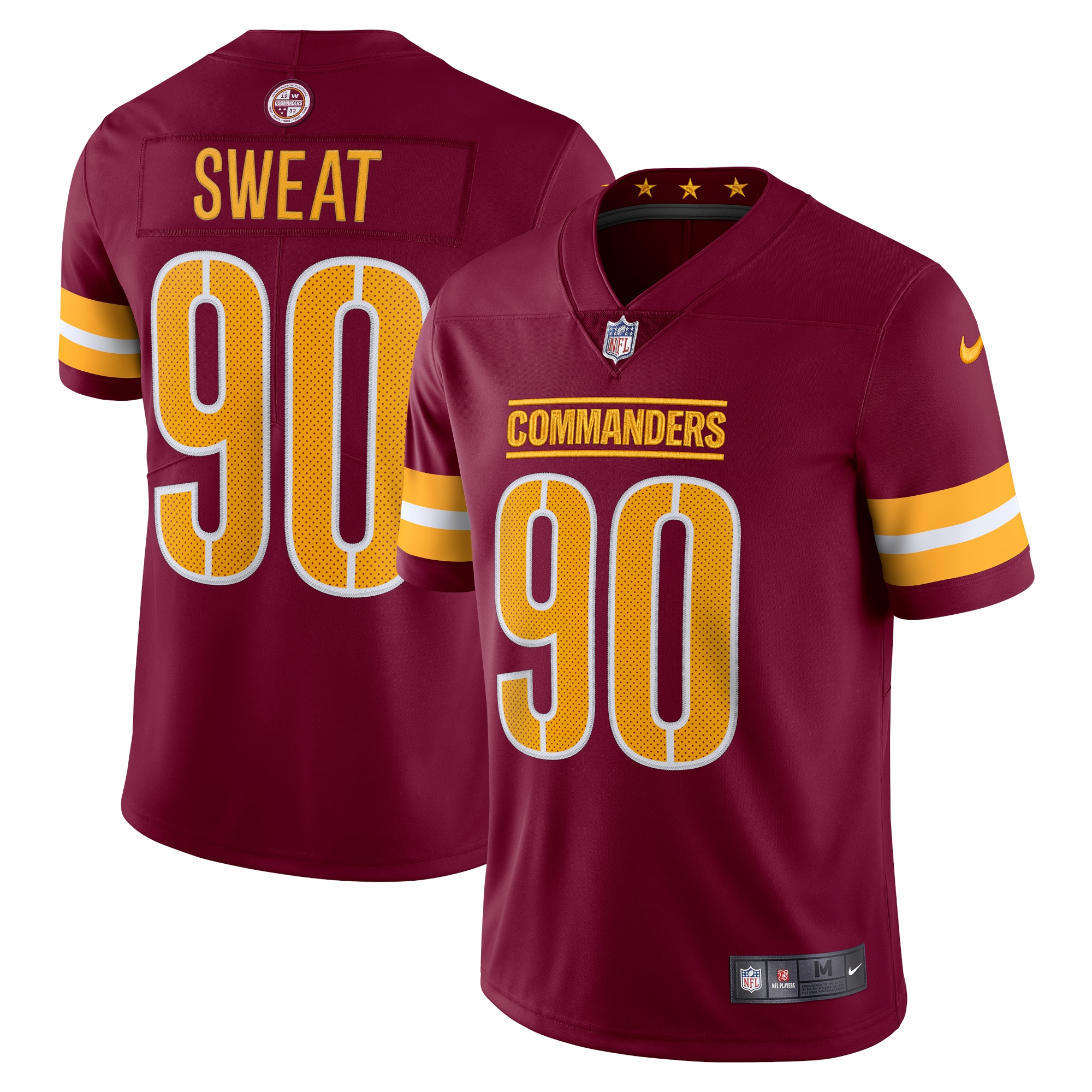 Montez Sweat Washington Commanders Vapor Limited Jersey – Burgundy