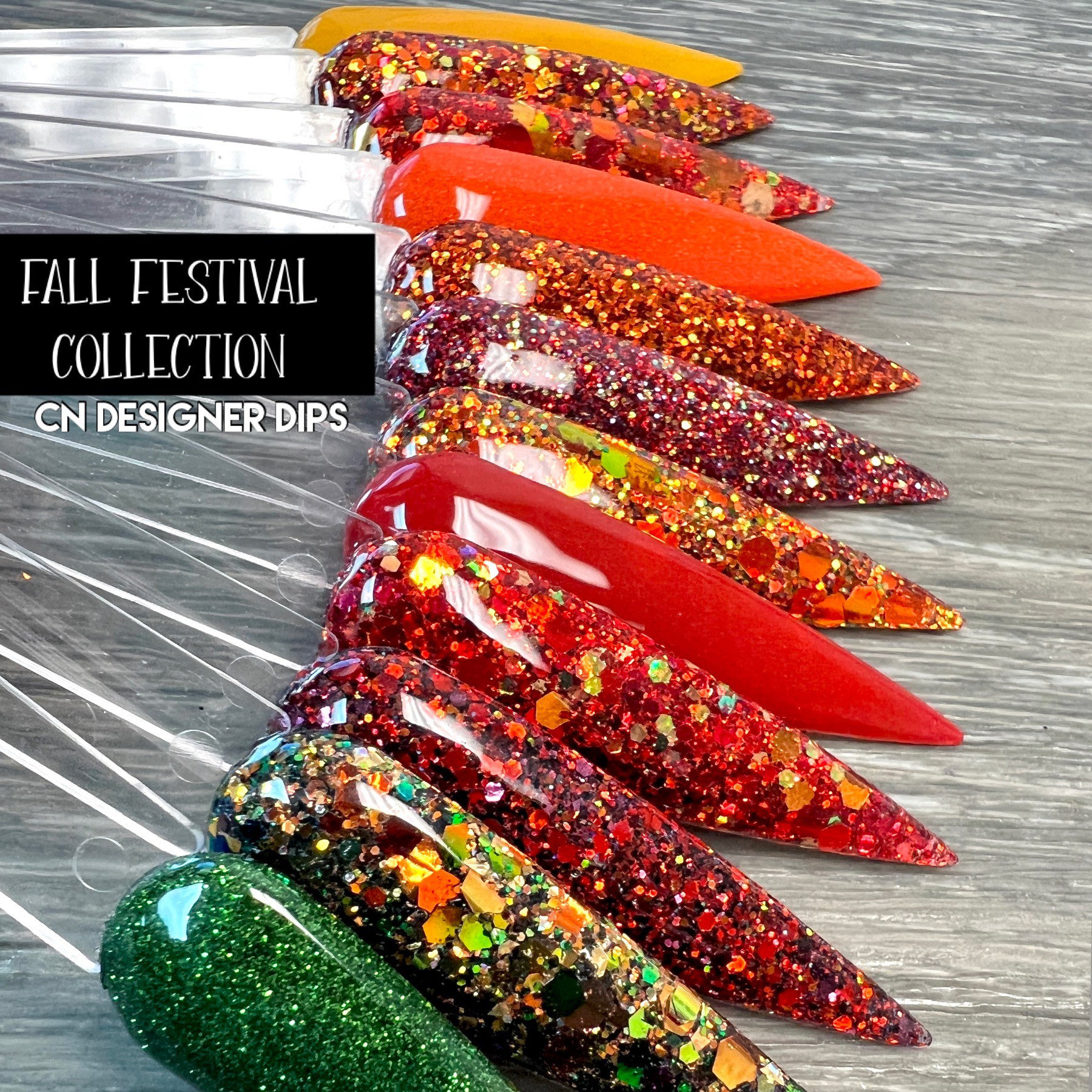 Fall Festival Collection- dip powder, dip powder for nails, nail dip, dip powders, acrylic powder, acrylic, nail, nails, acrylics, dips, dip