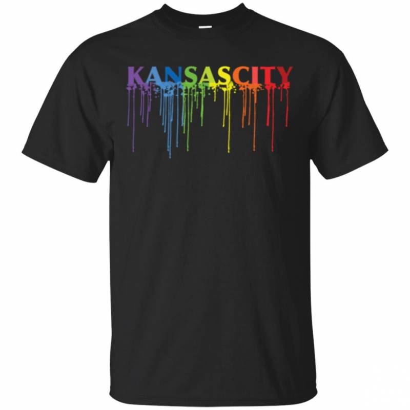 Kansas City Missouri Downtown Rainbow LGBT Gay T Shirt