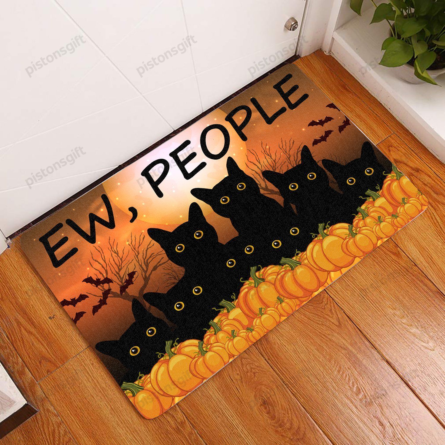 Ew, People All Over Printing Doormat