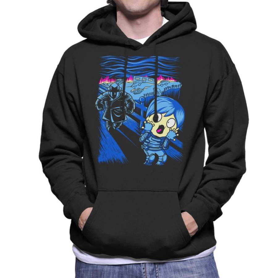 Raccoon Nightmare The Scream Resident Evil Men’s Hooded Sweatshirt