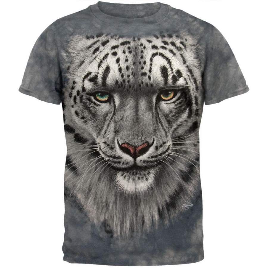 Snow Leopard Portrait T-Shirt