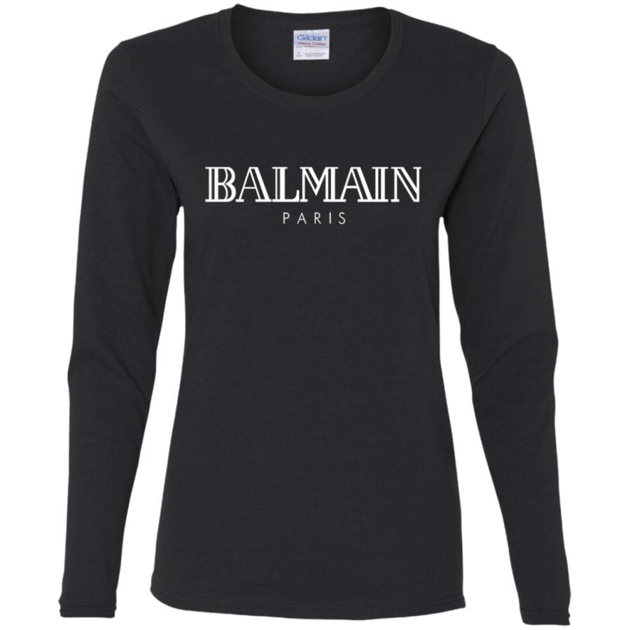 AGR Balmain Paris By Lukman Ladies’ Cotton LS T-Shirt