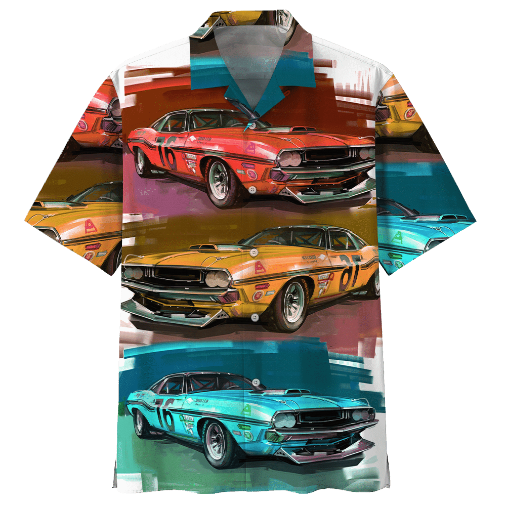 Racing Car Colorful Hawaii Shirt For Men Women Ha44961