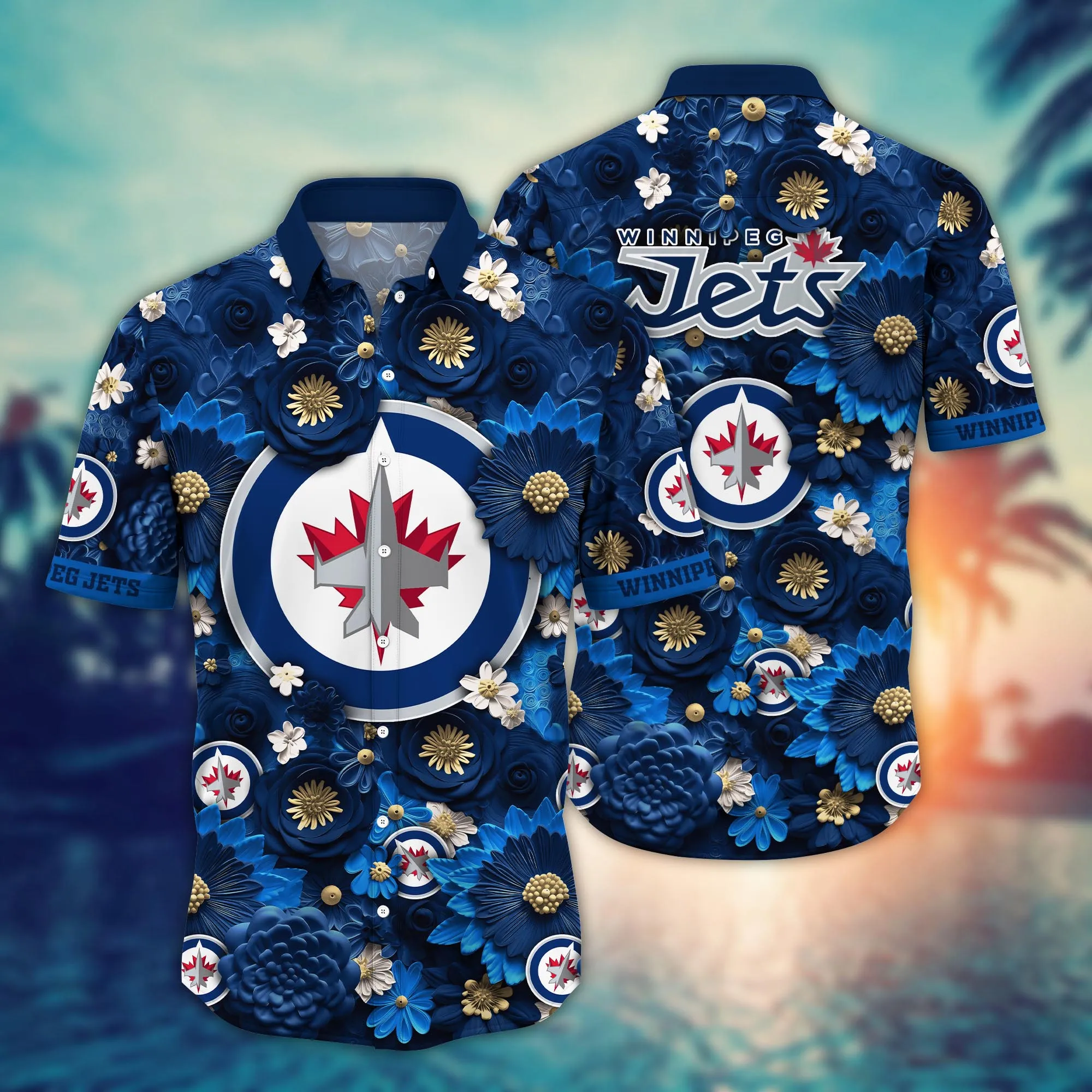 Winnipeg Jets Nhl Hawaiian Shirt Trending For This Summer Customize Shirt Any Team