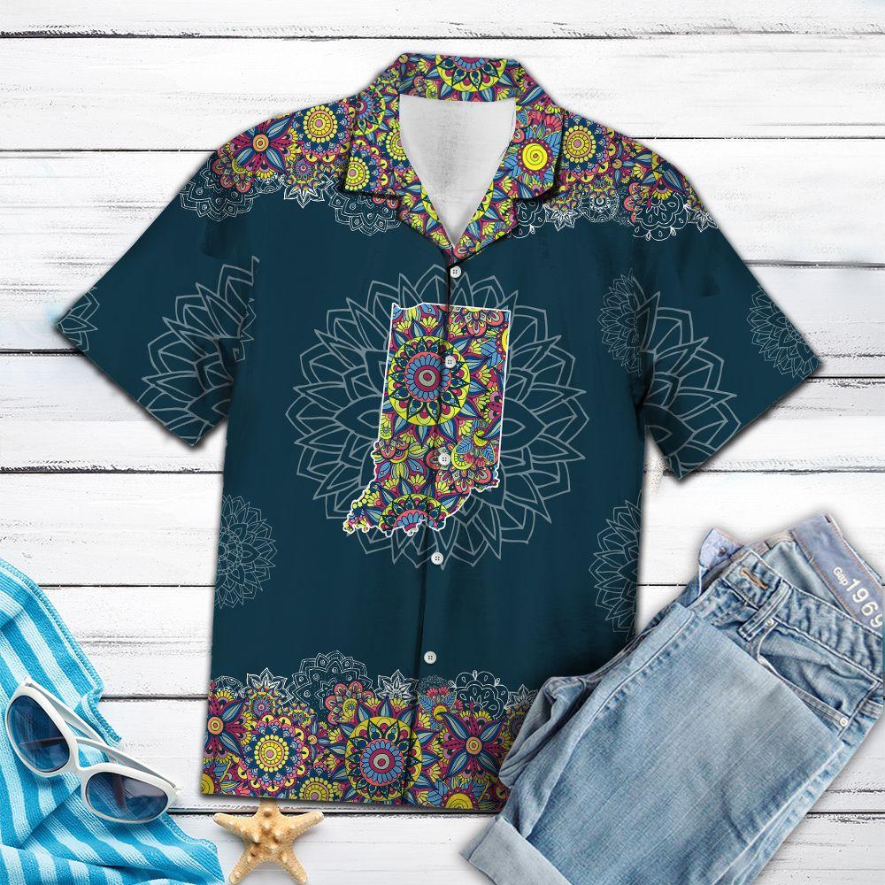 Indiana Mandala Hawaii Shirt For Hawaii Aloha Ha67796