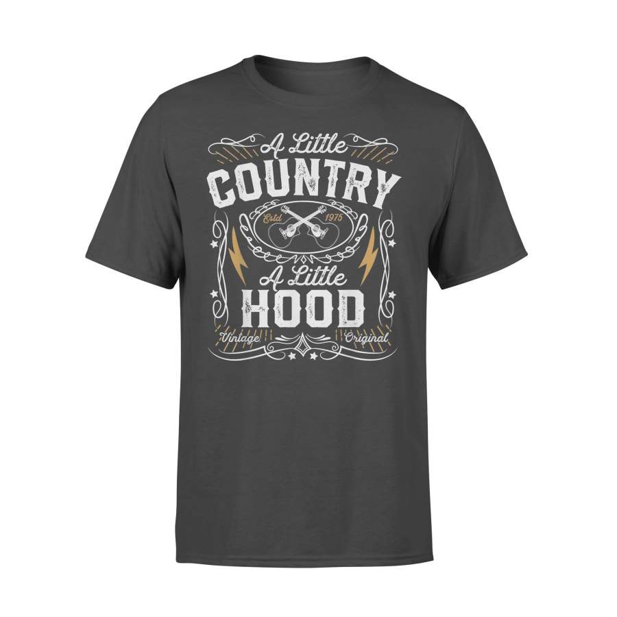 A Little Country A Little Hood Hip Hop Rap Music Womens Gift Shirt