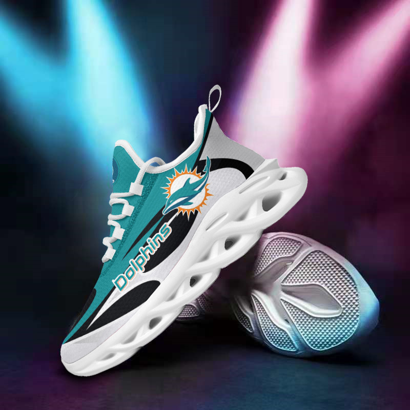 Miami Dolphins Yezy Running Sneakers Bg765