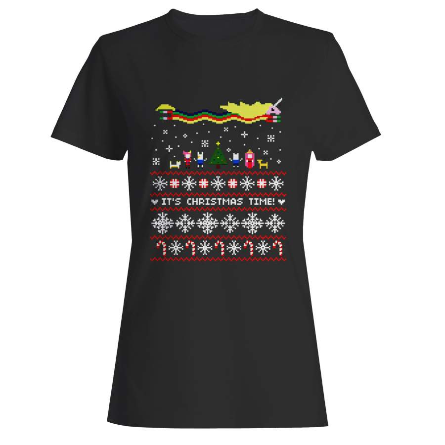 Adventure Time Art Christmas Woman’s T-Shirt