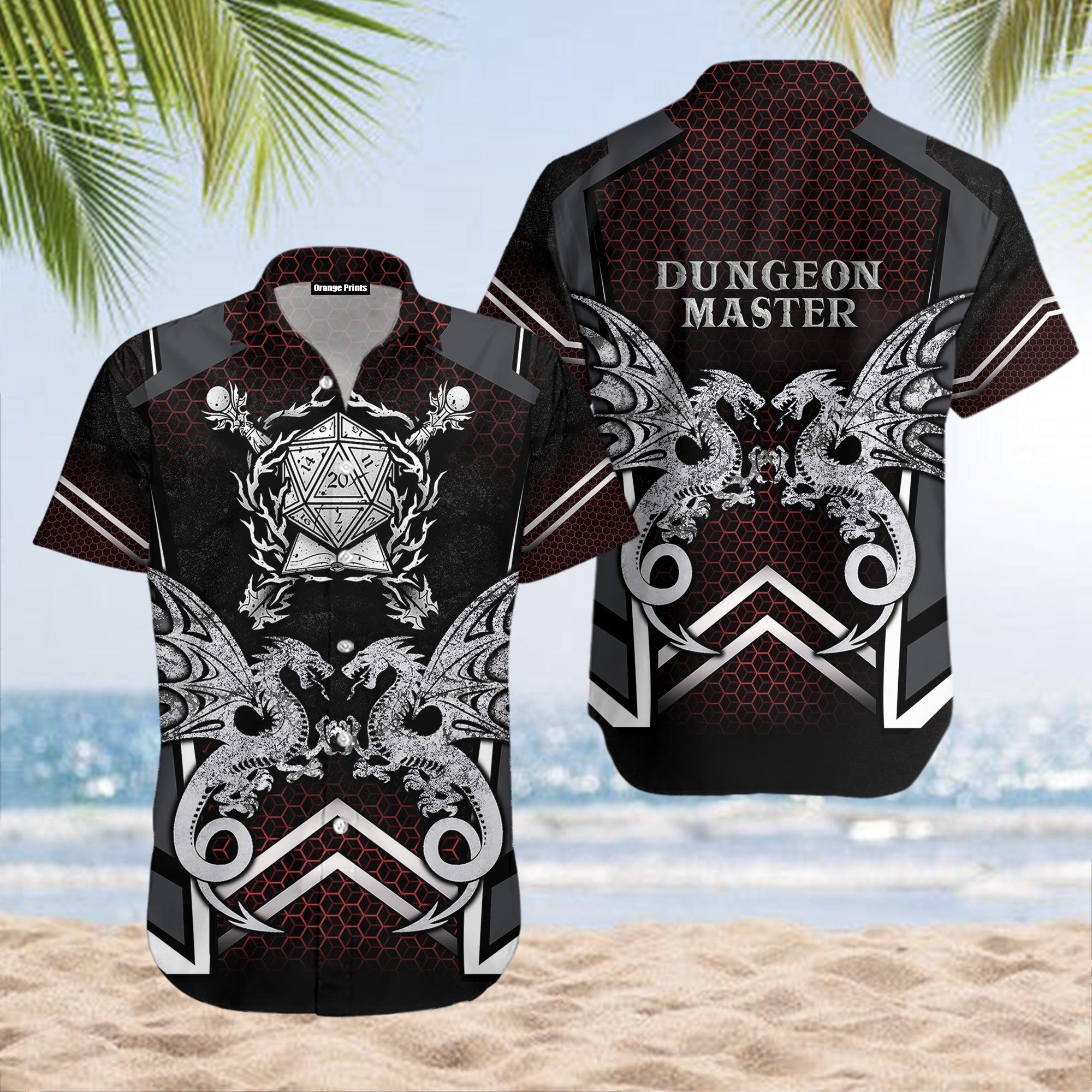 Game Dnd Dungeons Master 2 Sublimation Hawaii Shirt For Men Women Adult Ha67938