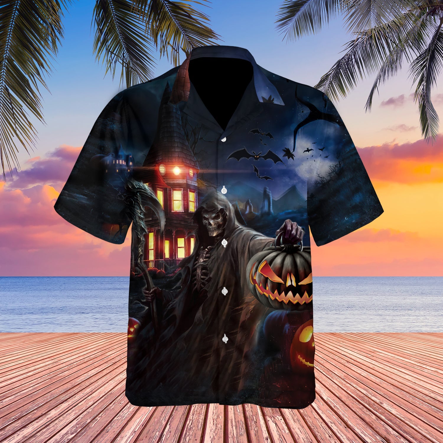 Dark Castle Skull Hawaii Lover Hawaii Shirt For Men Women Ha4957