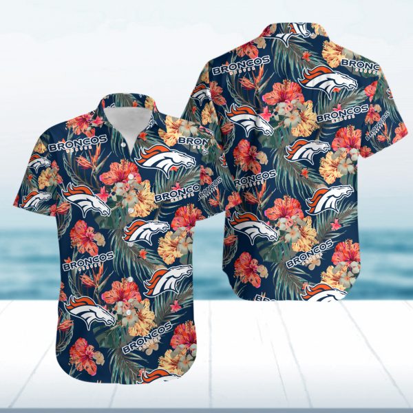 Hawaiian Shirt Island Denver Broncos Summer Button Up Ha28555