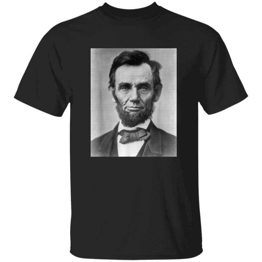 Abraham Lincoln Photo Portrait Vintage Historical President TShirt