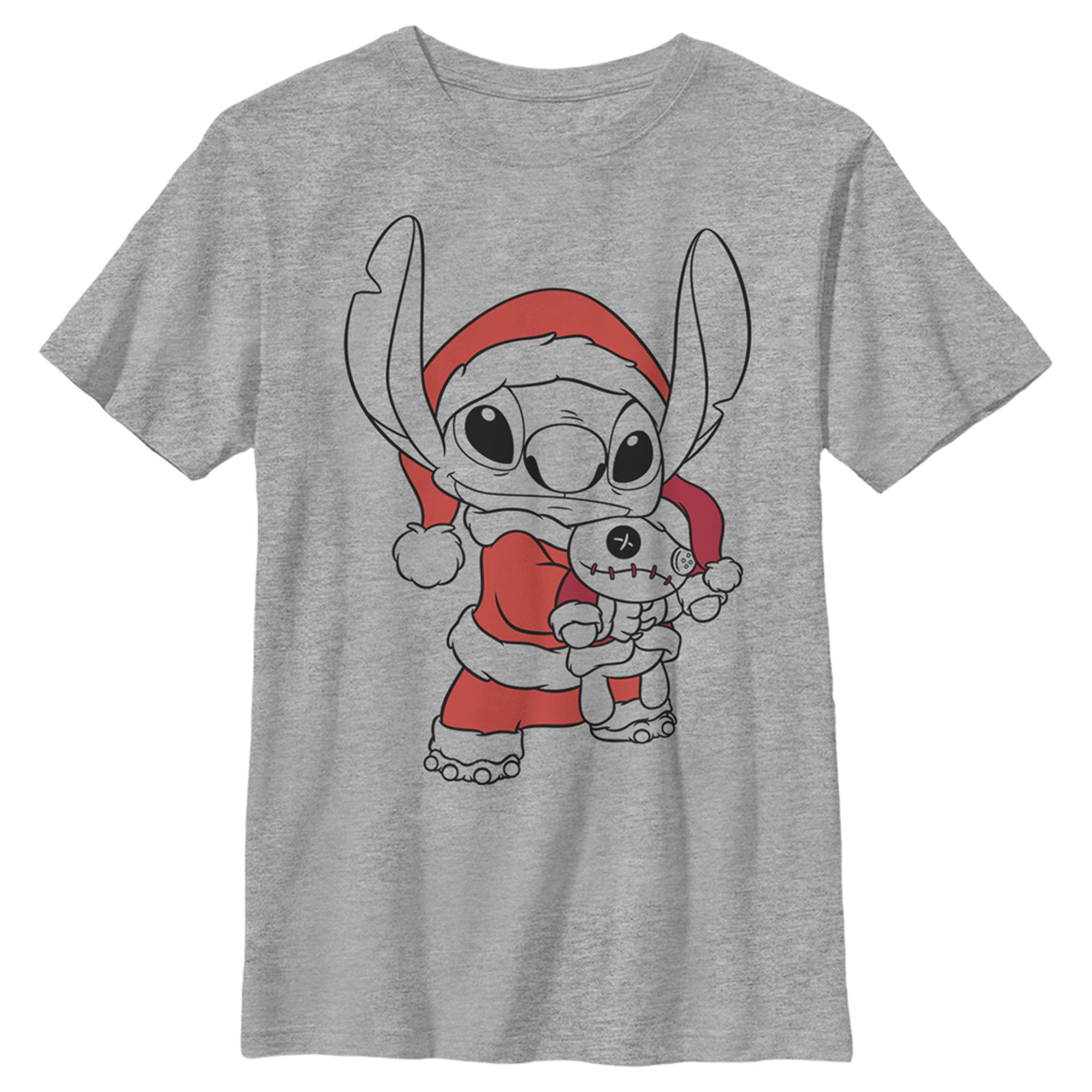 Boy’S Lilo & Stitch Scrump And Santa T-Shirt