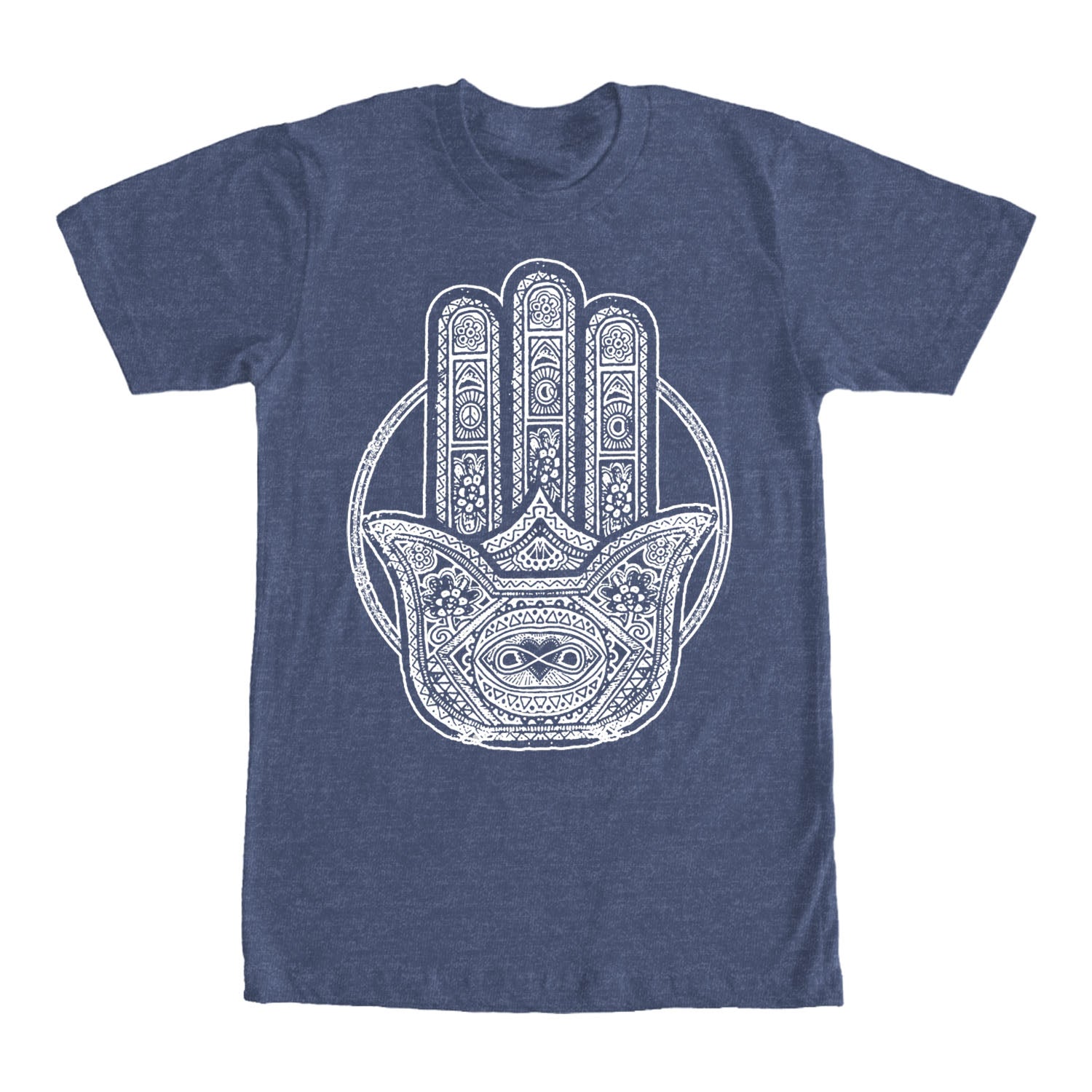 Chin Up Women’S Hamsa Hand  Boyfriend Tee