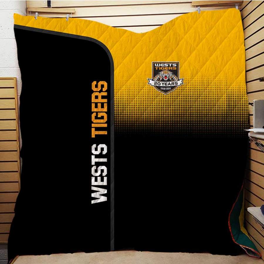 Wests Tigers Never Fade Personalized Custom 3D Full Print Blanket