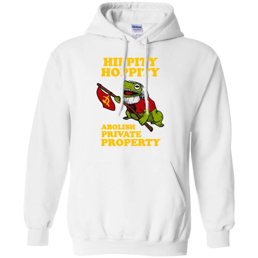 AGR Hippity Hoppity Abolish Private Property Gildan Pullover Hoodie