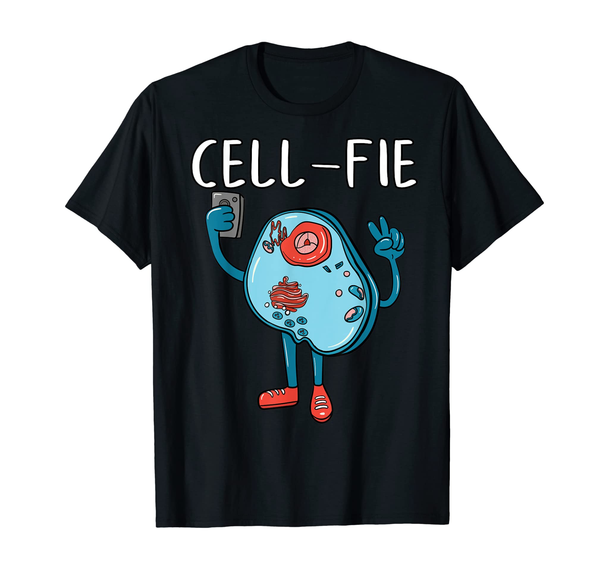 Cellfie Biology Shirt Science Biologist Teacher Selfie Gift T-Shirt