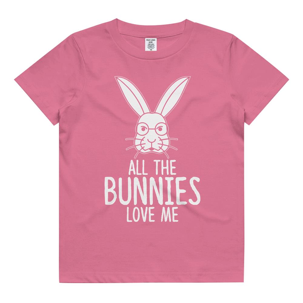 All The Bunnies Love Me – Cute Bunny Funny Easter Kids T Shirt