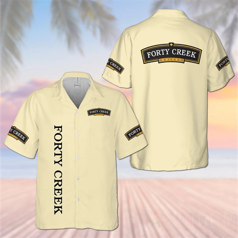 Basic Printed Forty Creek Whisky Hawaii Shirts For Men And Women Ha96552