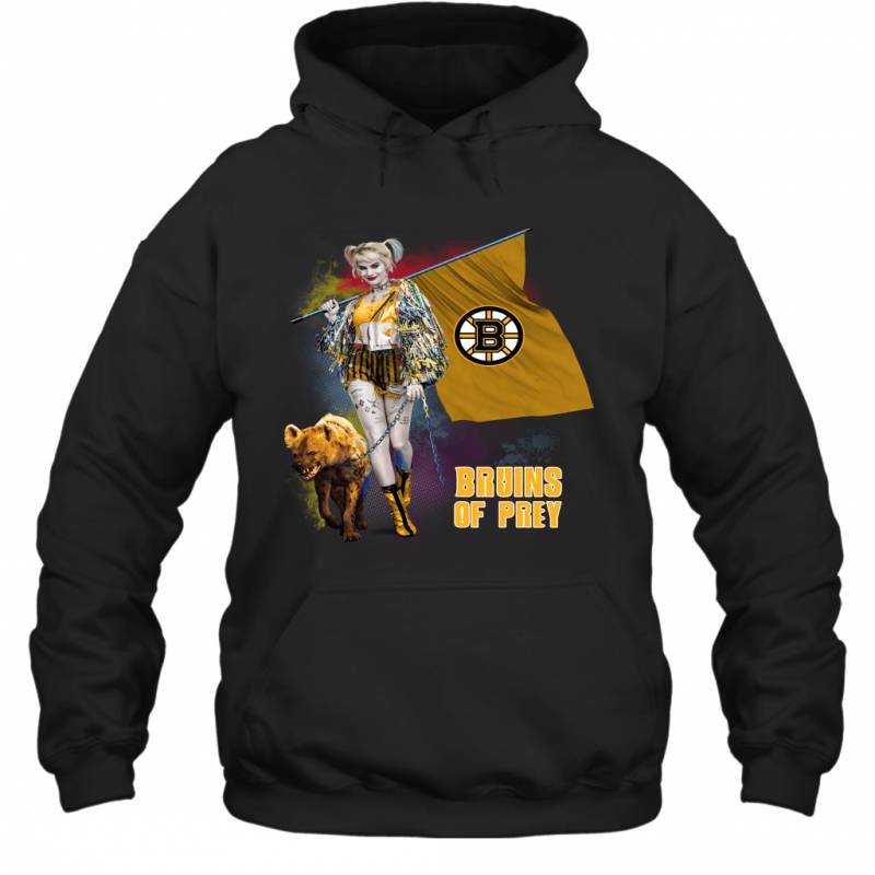 Harley Quinn flag Boston Bruins Of Prey Hoodie