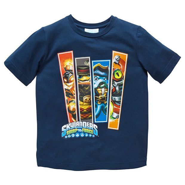 Jack Need Skylanders Swap Force Tee Navy 12 Shirt