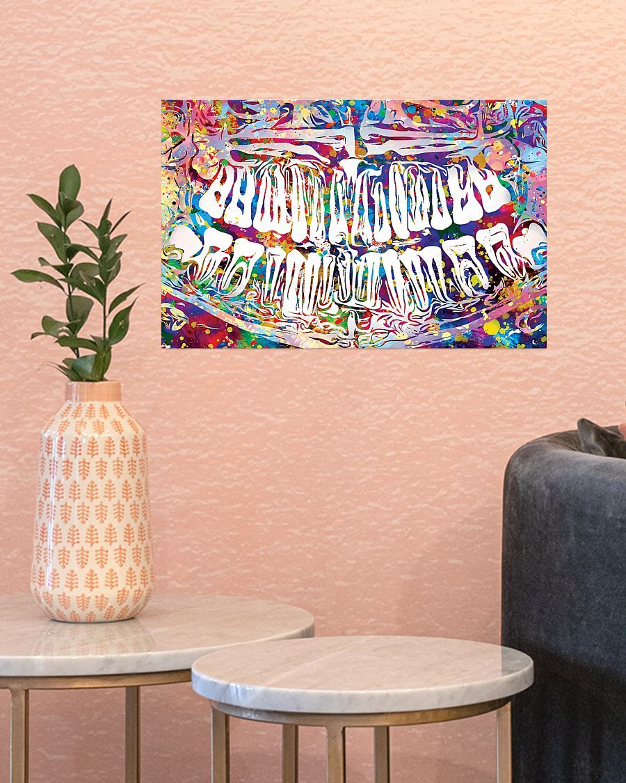 Professions Poster – Dentist Colorful X-Ray Image Horizontal Canvas And Poster | Wall Decor Visual Art