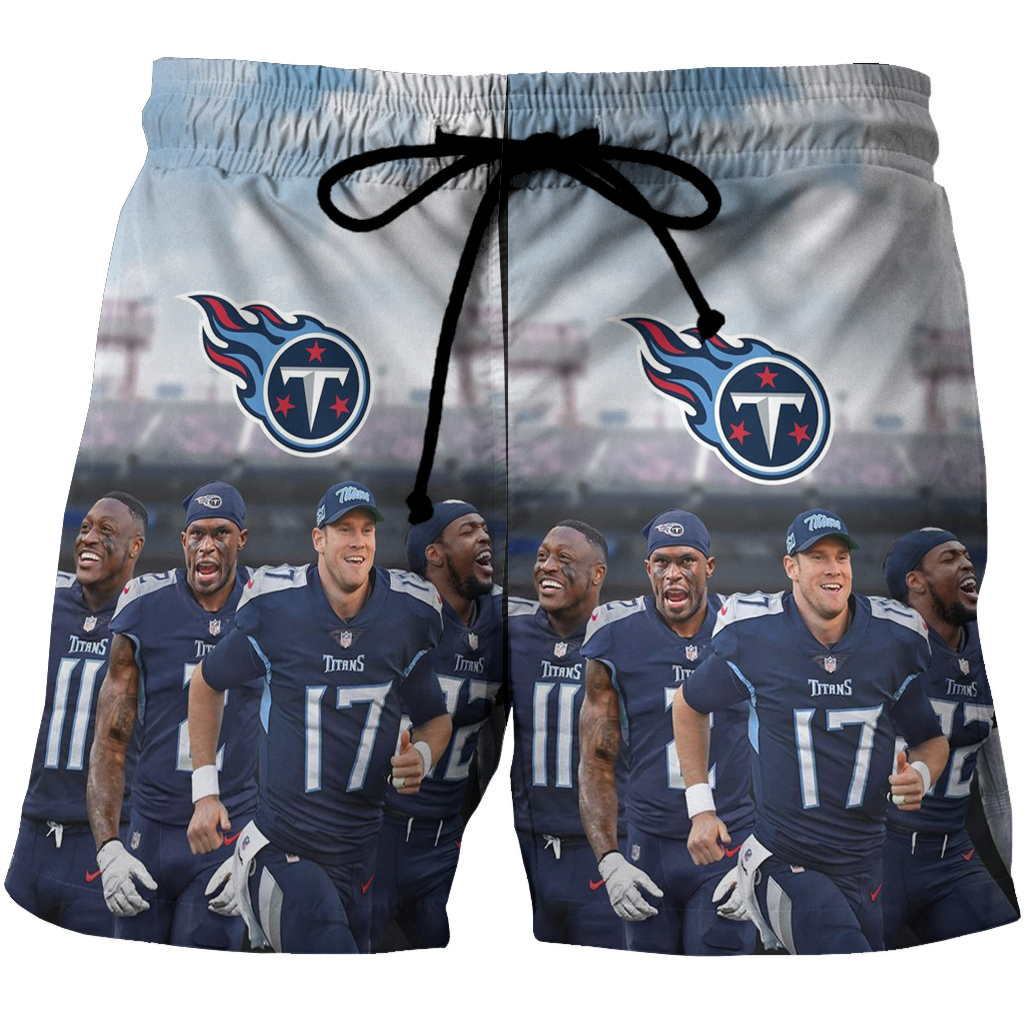 Tennessee Titans Players1 3D All Over Print Summer Beach Hawaiian Short